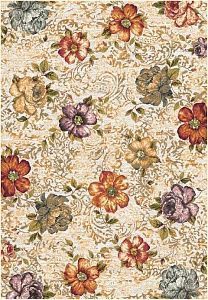 Рельефный ковер из вискозы GENOVA Цветы 38151 6161 61 Ragolle