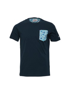Футболка мужская MC2 Saint Barth BLA0001 синяя 50 RU