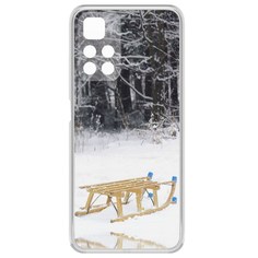 Чехол-накладка Krutoff Clear Case Санки для Xiaomi Redmi Note 11