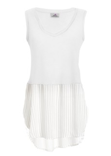 Майка женская Deha D43361 белая 40 RU