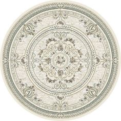 Рельефный ковер из вискозы GENOVA 38068 6565 61 КРУГ Ragolle