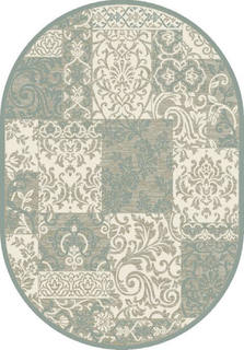 Рельефный ковер из вискозы GENOVA 38009 6555 90 ОВАЛ Ragolle