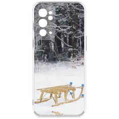 Чехол-накладка Krutoff Clear Case Санки для OnePlus 9RT