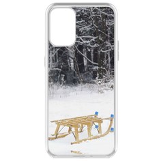 Чехол-накладка Krutoff Clear Case Санки для OnePlus 9R