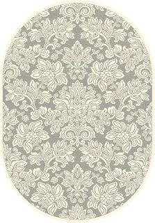 Рельефный ковер из вискозы GENOVA 38011 6565 90 ОВАЛ Ragolle