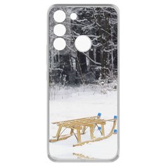 Чехол-накладка Krutoff Clear Case Санки для Tecno POP 5 LTE