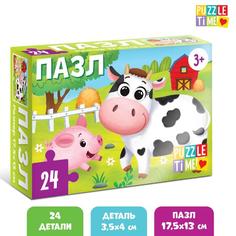 Пазл «На ферме», 24 элемента Puzzle Time