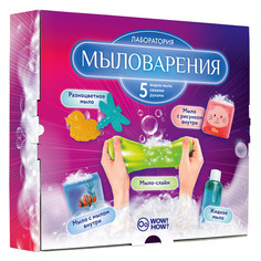 Набор для поделок и изготовления мыла своими руками WOW! HOW? Лаборатория мыловарения