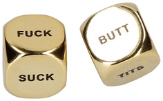 Золотистые игральные кубики Kink Dice Shots Media BV