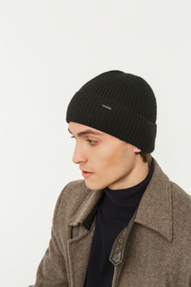 Шапка бини мужская Marhatter MMH11658 черная, р. 57-59