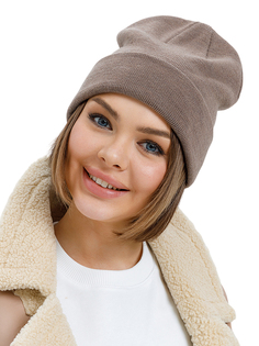 Шапка бини женская Siberika Ингрид, капучино