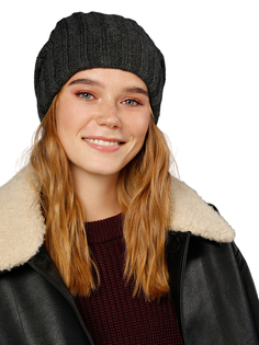 Шапка бини женская Siberika Кетрин, грифельный