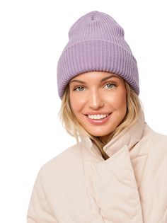 Шапка бини женская Siberika Твегги светло-сиреневая, р. 54-58