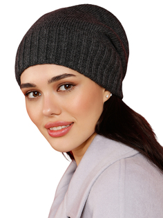 Шапка бини женская Siberika Марта грифельная, р. 54-56