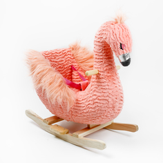 Качалка Фламинго AMAROBABY Flamingo, розовый, 59х35х66 см.