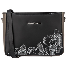 Сумка кросс-боди женская Fiato Dream 1229, черный/серый