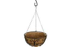Union Горшок-кашпо металл (кокосовая вставка) подвесное 21BT1260 Юнион
