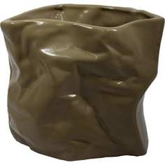 Котовская керамика Кашпо Креатив большой кофейный 10001334