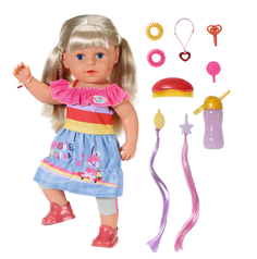 Интерактивная кукла Zapf Creation BABY born, Сестричка 43 см, аксессуары, 41027