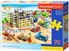 Пазл Castorland 70 Premium Большая стройка арт. 411477 Kastor