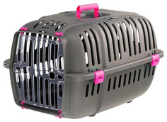 Контейнер-переноска для животных Ferplast Jet 10 32x29x47 см без аксессуаров черный