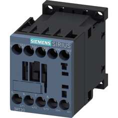 Siemens Контактор, 3 ПОЛ AC-3, 7.5КВТ/400В, Блок-Контакт 1НЗ 3RT20181BB42