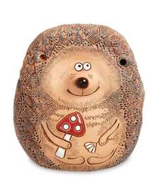 Кашпо керамическое Еж с мухомором , цветное ZLC- 45/01 113-109862 Арт ист