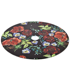 Блюдо вращающееся для сервировки стола Маковое поле d=32см. h=2,2см. (нижний d=19см.) (сте Nouvelle