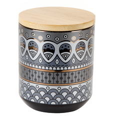 Банка для сыпучих продуктов с бамбуковой крышкой Чайхана KENG-1120088 Nouvelle