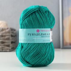 Пряжа "Рукодельная" 100% акрил 175м/50гр (511-Зелёнка) Пехорка