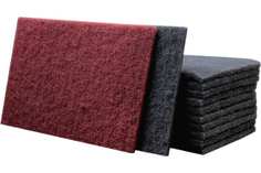 SANDWOX Лист шлифовальный на нетканой основе Premium Scuff 115 на 230мм ULTRA FINE (серый)