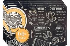 Nouvelle Набор салфеток сервировочных, плейсматов 4 шт. "Coffe House",43x28см., 4430424-Н4