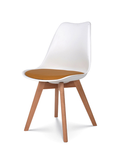 Стул для кухни мягкий со спинкой byROOM Home ELM, горчичный