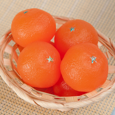 Силиконовая форма для мыла "Мандарин в кожуре малый" No Brand