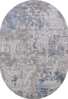 Ковер турецкий AkTs 80x150 см голубой