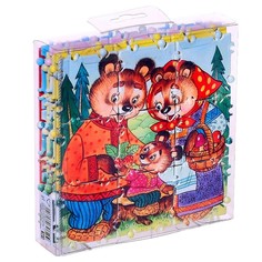 ТИКО Пазлы, Сказки, 54 детали, книжечка с текстом сказок