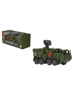 Машинка Нордпласт Тягач военный Щит с кунгом, камуфляж