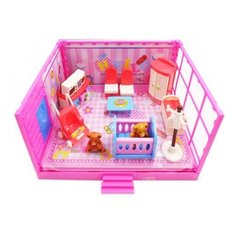 Игровой набор ABtoys Модульный домик Собери сам Мини-кукла в кондитерской