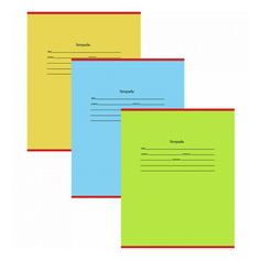 Тетрадь Remix 24 листа А5 скрепка линейка в ассортименте