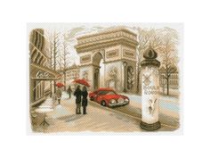 Рисунок на канве Матренин Посад Париж 1756