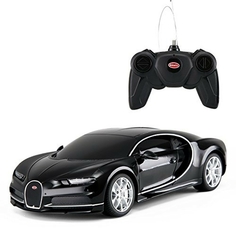 Машина р/у 1:24 Bugatti Chiron Черный Rastar