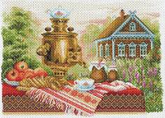 Рисунок на канве Матренин Посад Натюрморт деревенский 1710