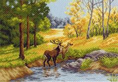 Рисунок на ткани Матренин Посад Осенний день 1233