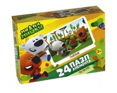 Пазл мини МиМиМишки Мишки на отдыхе, 24 элемента, 03497 No Brand