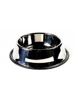 Миска металическая на резине 2,6л Triol