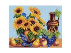 Рисунок на канве Матренин Посад Натюрморт с подсолнухами 0740