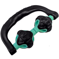 Ролик массажер Универсальный с двумя роликами (зеленый) Milinda