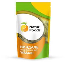 Миндаль NaturFoods Wasabi жареный очищенный соленый со специями 130 г