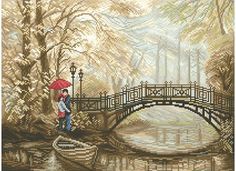 Рисунок на канве Матренин Посад Романтика осени 1818