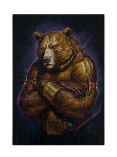 Пазлы деревянные Collaba puzzle Медведь, 504 детали, 962245